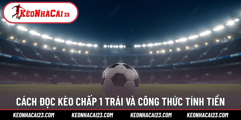 Cách xem bảng tỷ lệ và tính tiền kèo chấp 1 trái chính xác