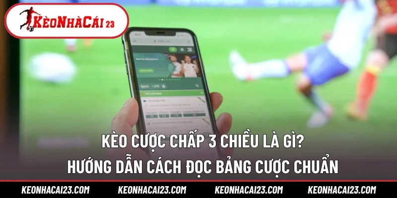 Kèo Cược Chấp 3 Chiều