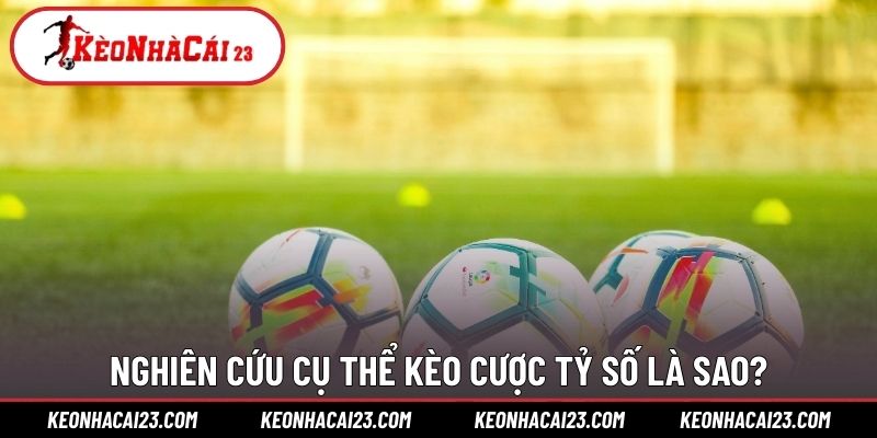 Nghiên cứu cụ thể kèo cược tỷ số là sao?