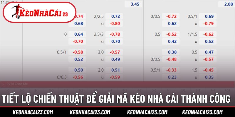 Giải mã bí mật xuất hiện trong kèo nhà cái