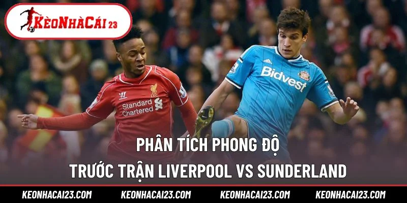 Phân tích phong độ trước trận Liverpool Vs Sunderland